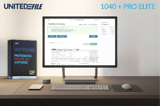 United Efile Professional Tax Software 1040 Pro Plus ELITE